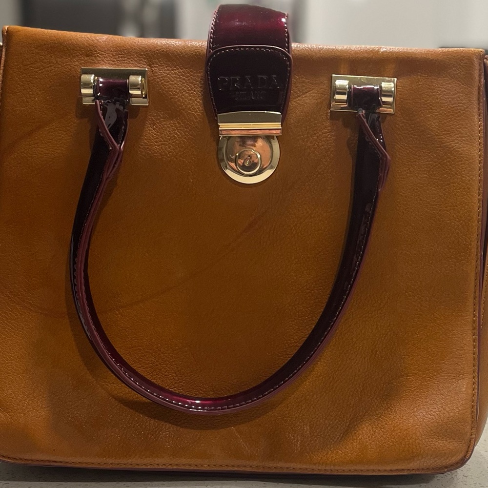Designer Inspired Brown Leather Purse